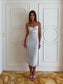 Delilah Midi Dress - White