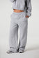 Straight Leg Sweatpants - Grey