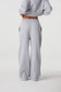 Straight Leg Sweatpants - Grey